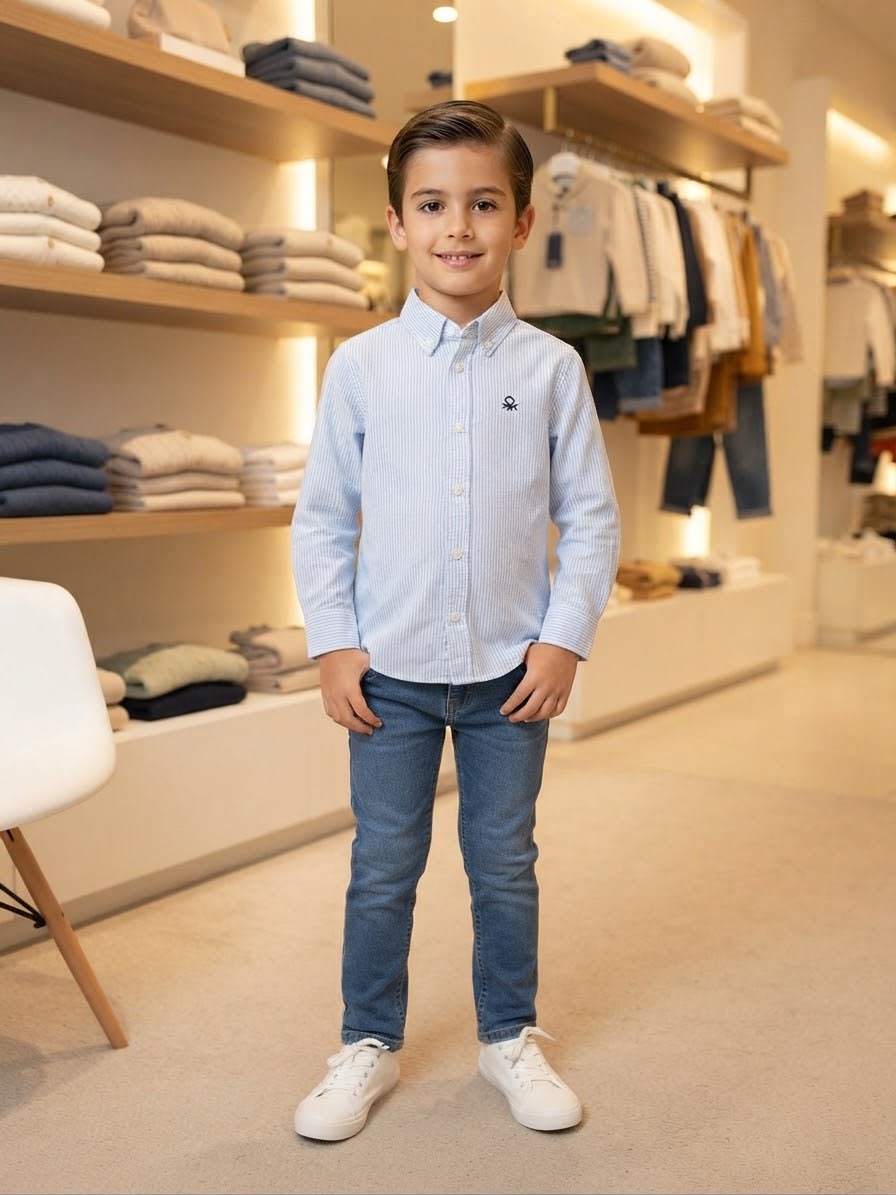 Chemise Rayée Garçon