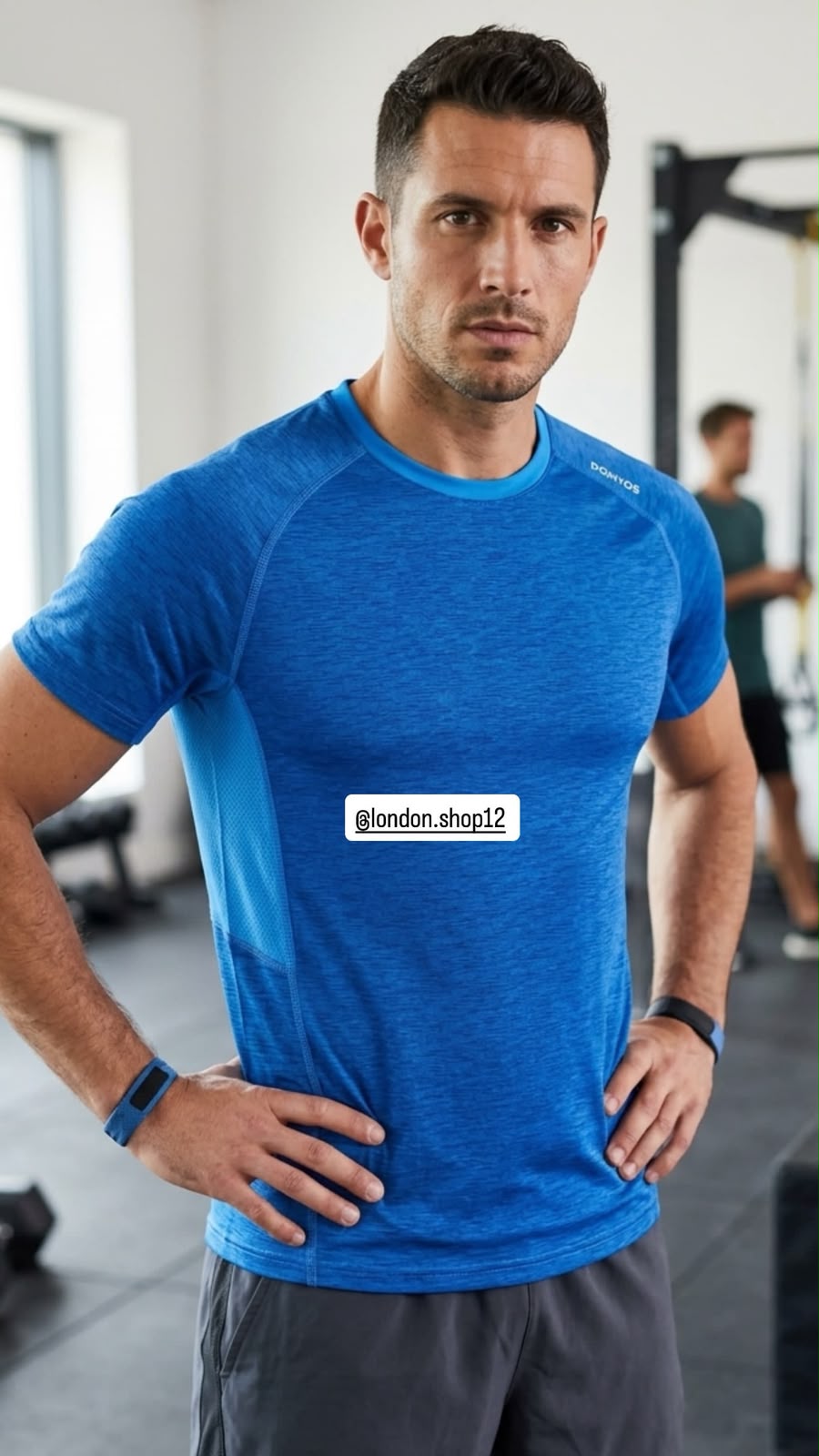T-shirt Sport Bleu Homme